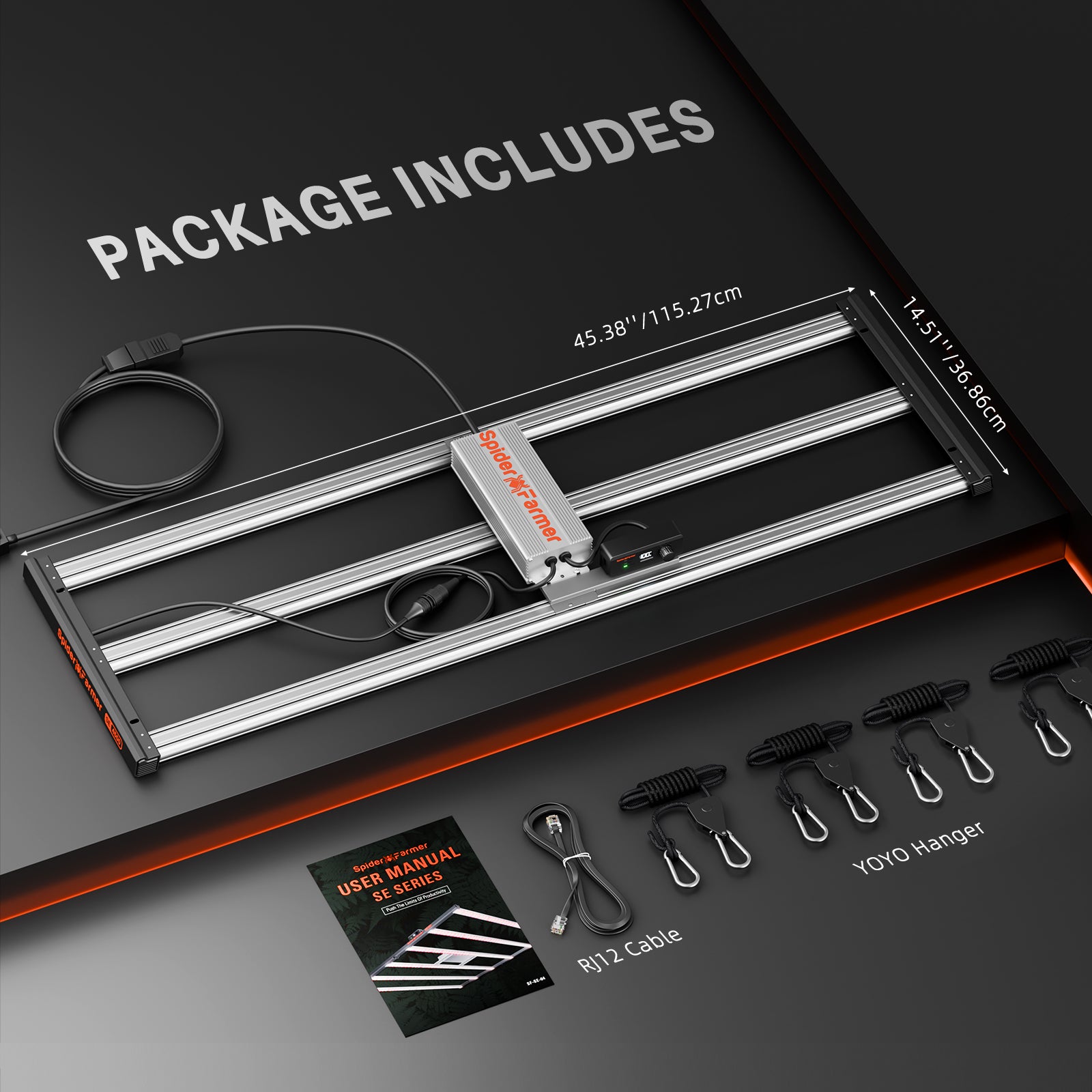 Spider Farmer SE4500 320W Grow LED