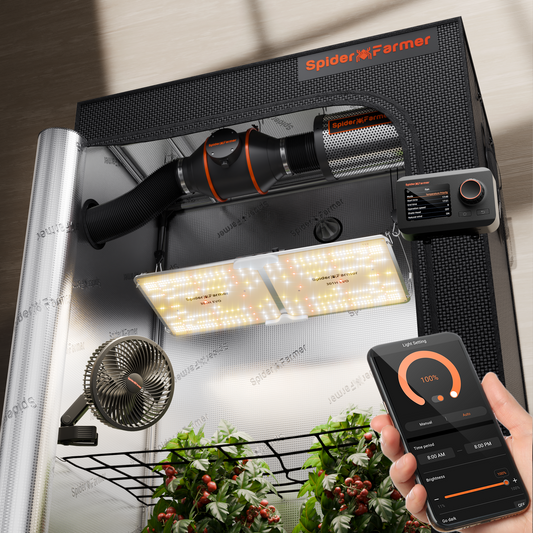 Spider Farmer SF2000 Komplettset mit GGS Controller 120x60x180cm
