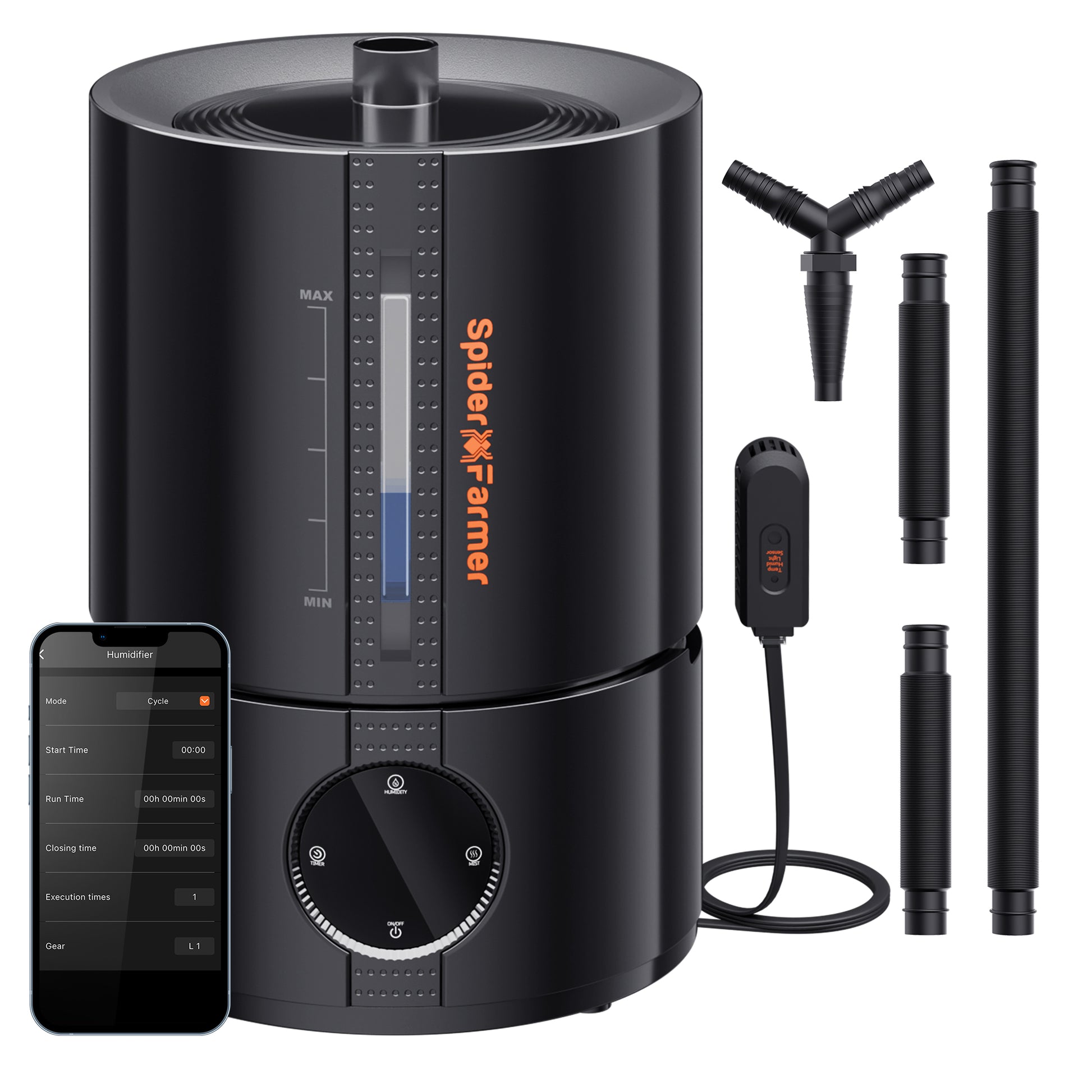 Spider Farmer Smarter Luftbefeuchter 5L