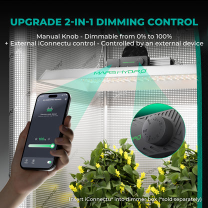 Mars Hydro TSW2000 300W Grow LED 100x100cm