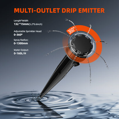 Spider Farmer Tröpfchenbewässerungssystem mit 8 Schläuchen