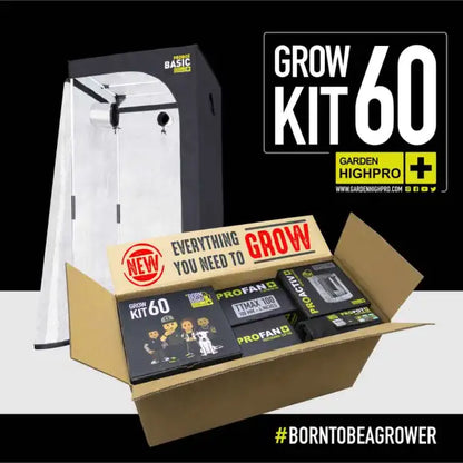 Garden Highpro 60x60x160cm Growbox Komplettset LED 60W