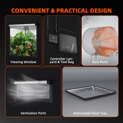 Spider Farmer Growbox 120x60x150cm