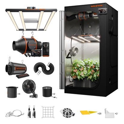 Spider Farmer G3000 Komplettset mit GGS Controller 300W 90x90x180cm