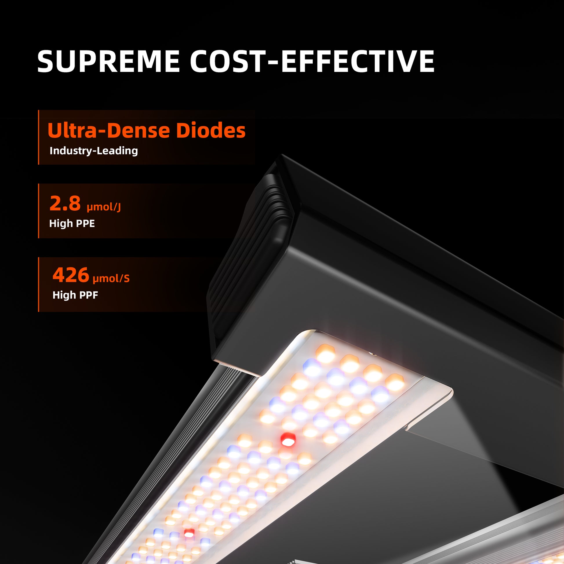 Spider Farmer G1500 150W LED Grow Lampe 70x70cm