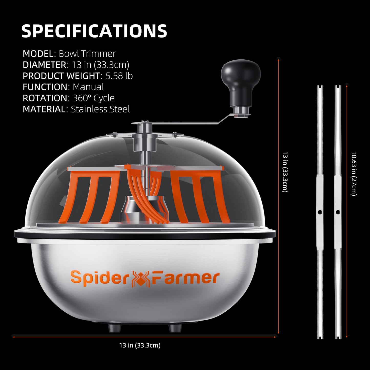 Spider Farmer Blütentrimmer Ø 33 cm