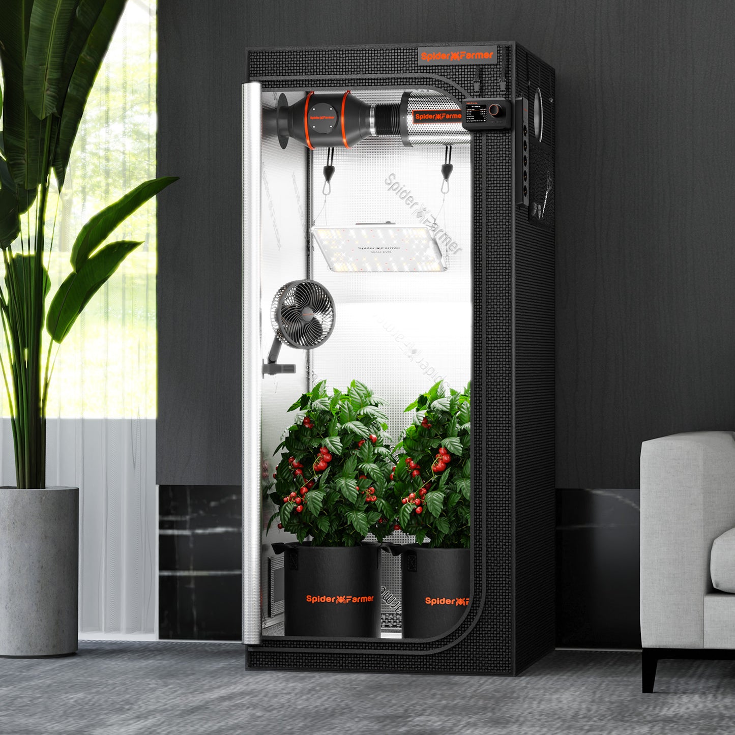 Spider Farmer Growbox 70x70x160cm