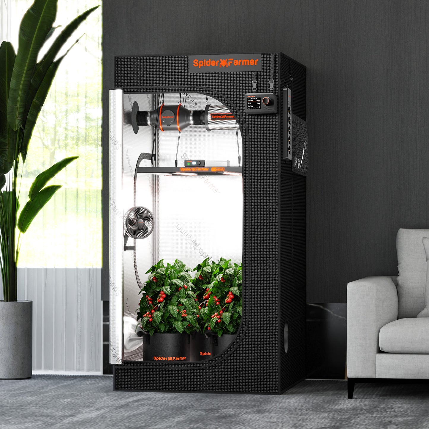 Spider Farmer Growbox 90x90x180cm