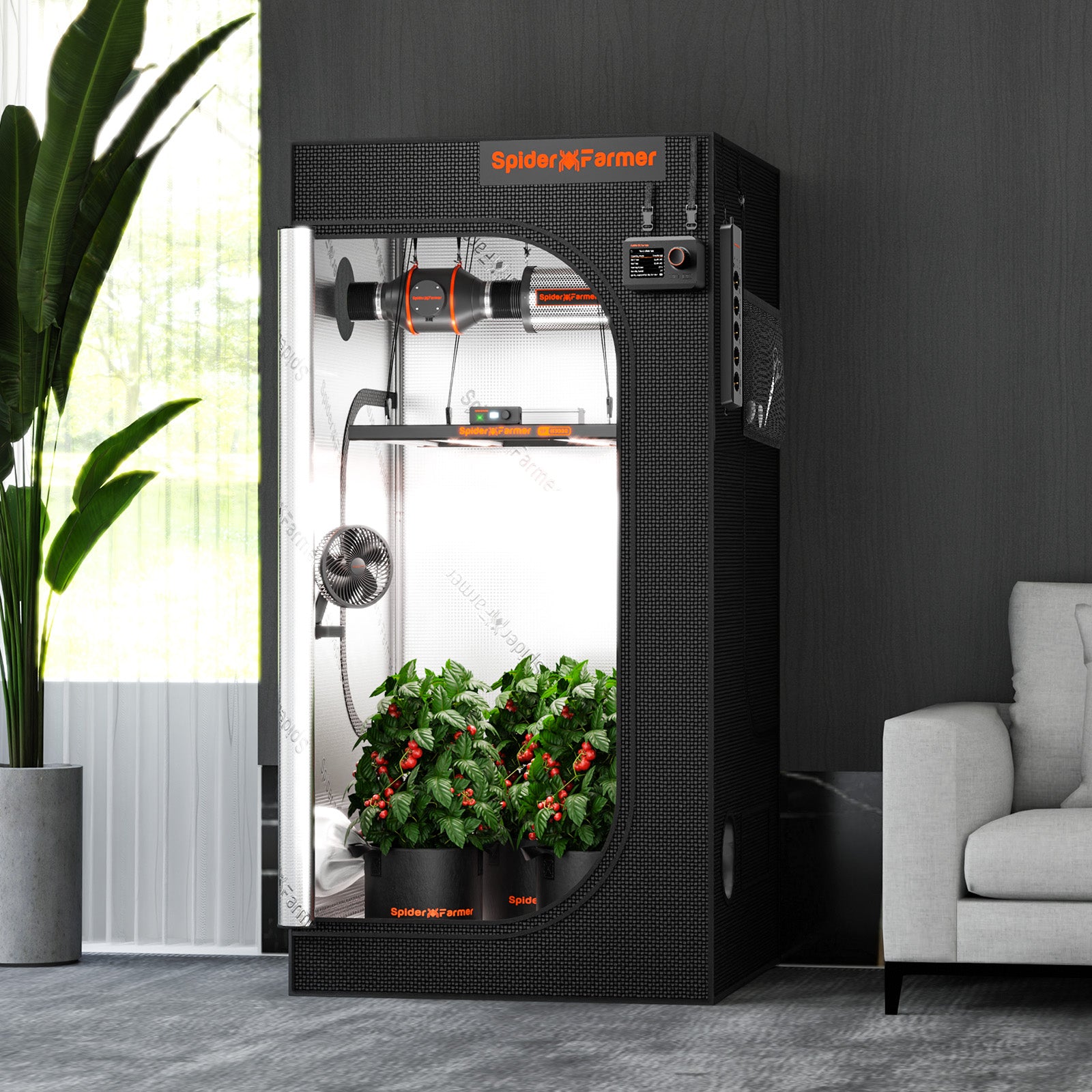 Spider Farmer Growbox 90x90x180cm