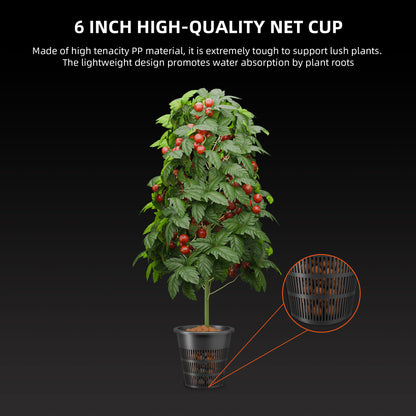 Spider Farmer DWC Tiefwasserkultur Hydroponik-System mit 4 Töpfen