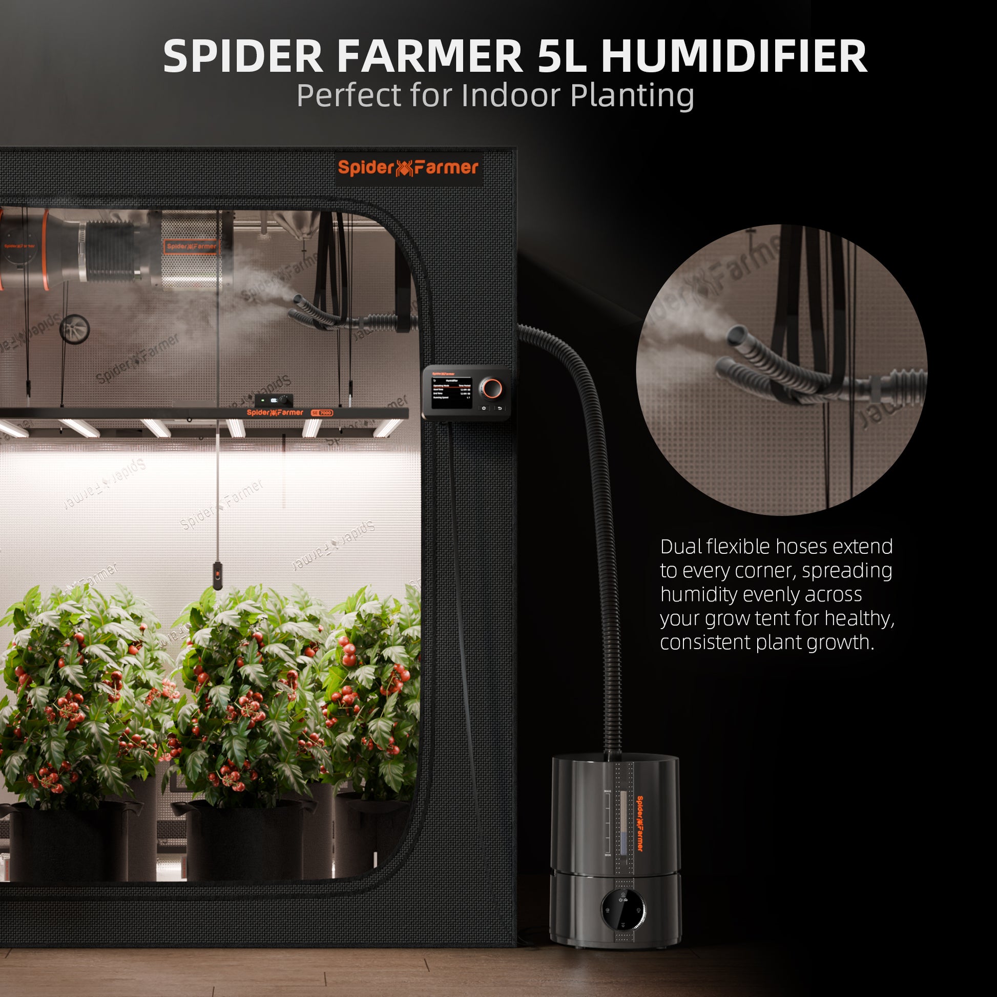Spider Farmer Smarter Luftbefeuchter 5L