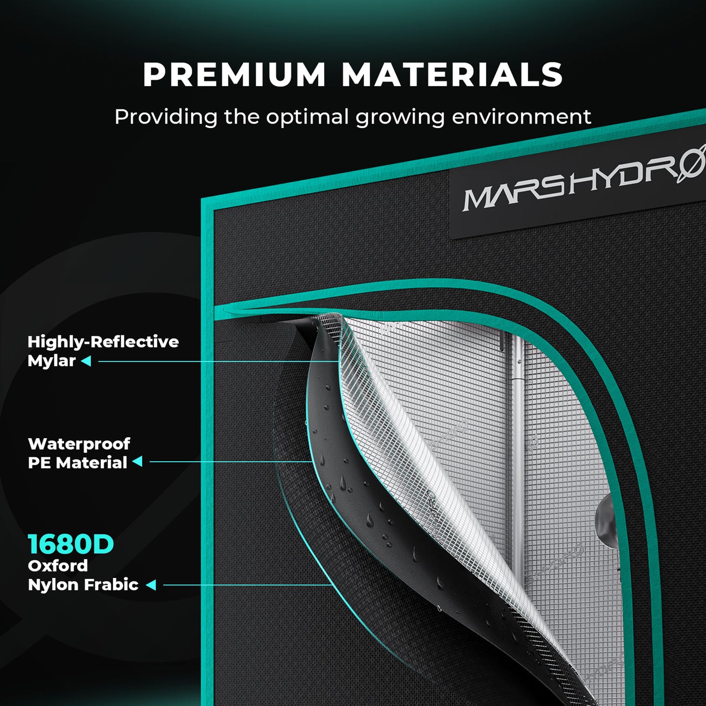 Mars Hydro Growbox 150x150x200cm