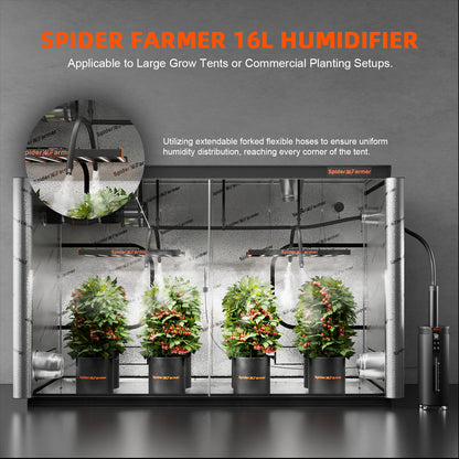 Spider Farmer Luftbefeuchter 16L