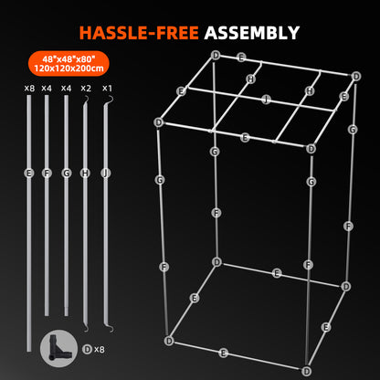 Spider Farmer Growbox 120x120x200cm