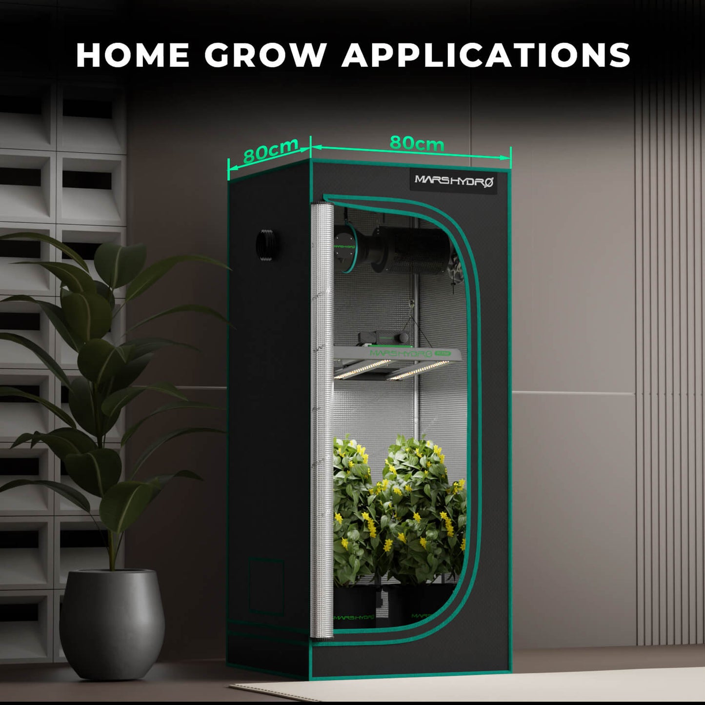 Mars Hydro FC-E 1500 150W Grow LED 80x80cm