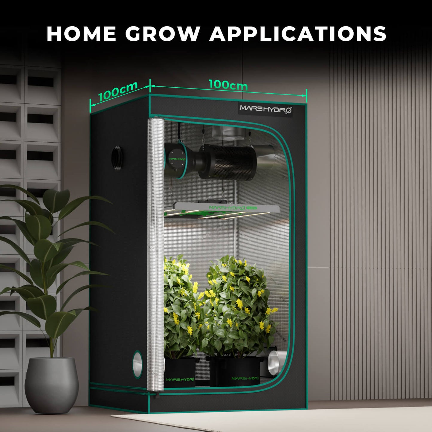 Mars Hydro FC-E 3000 300W Grow LED 100x100cm