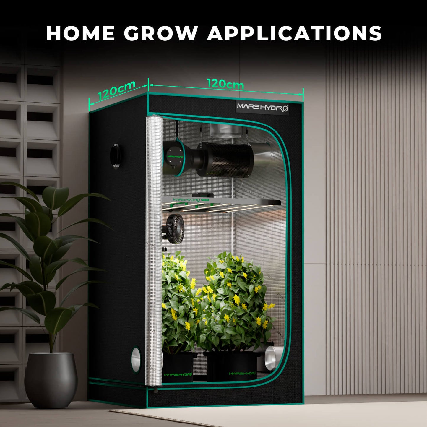 Mars Hydro FC-E 4800 480W Grow LED 120x120cm