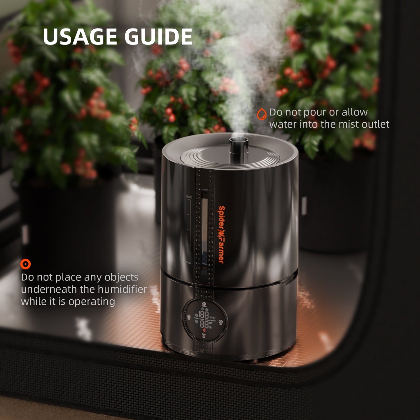 Spider Farmer Smarter Luftbefeuchter 5L