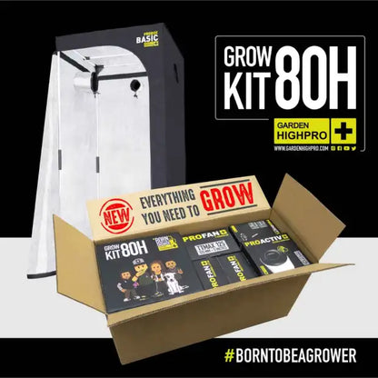 Garden Highpro 80x80x180cm Growbox Komplettset LED 150W