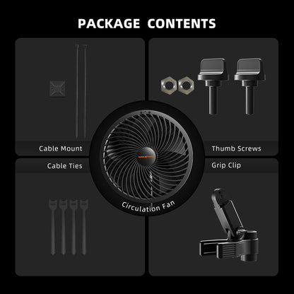 Spider Farmer 6 Zoll Clip Fan Umluftventilator