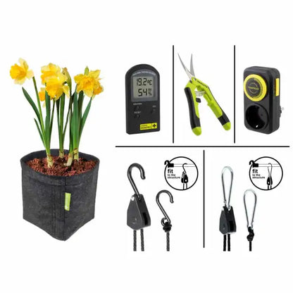 Garden Highpro 80x80x180cm Growbox Komplettset LED 150W