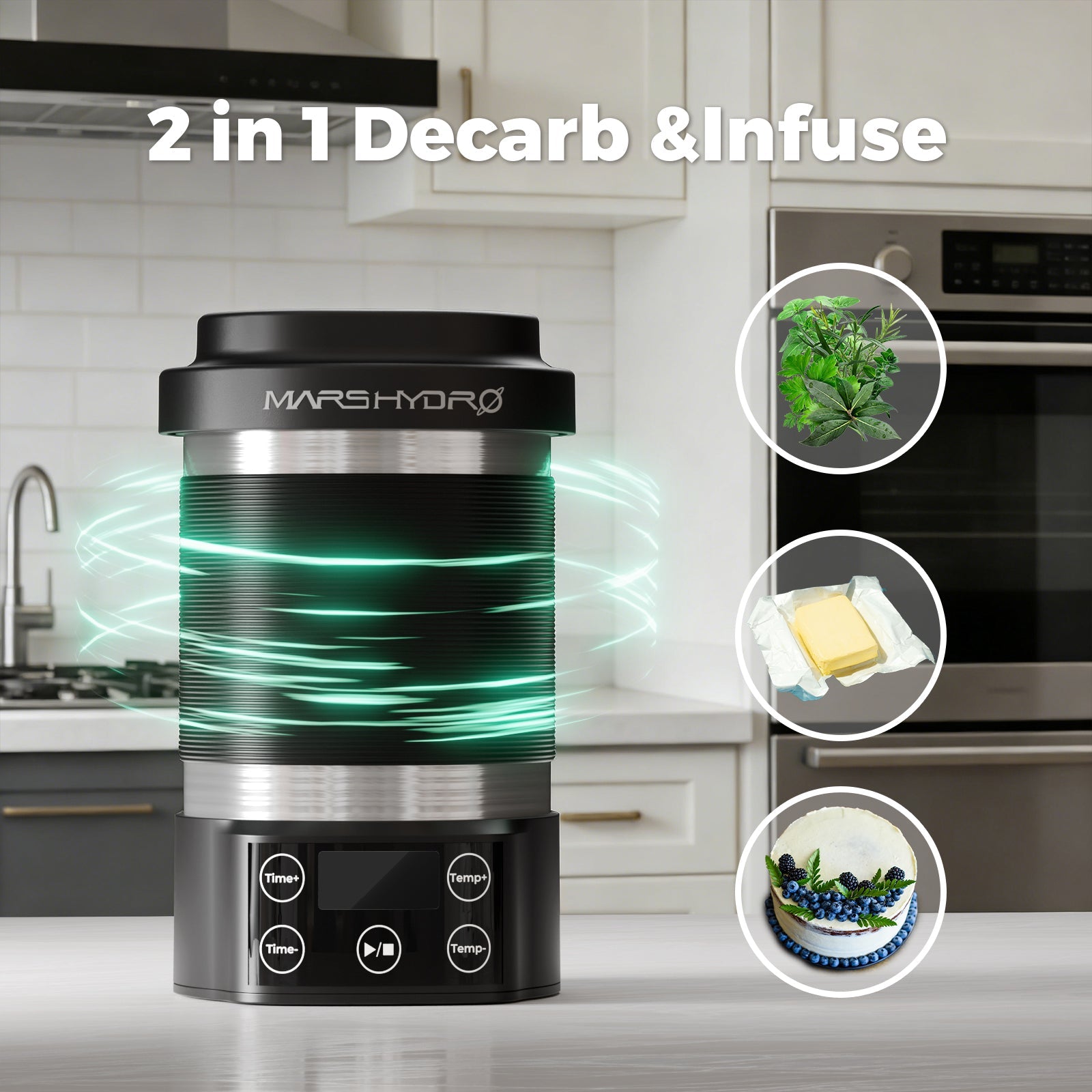 Mars Hydro Decarboxylator – Display