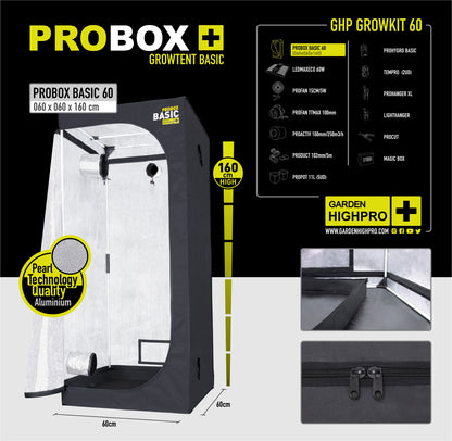 Garden Highpro Growbox Komplett Set LED