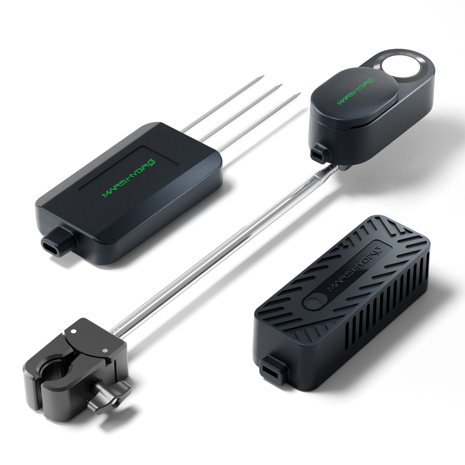 Mars Hydro Smart Sensor Kit - Alle drei Sensoren auf weissem Hintergrund