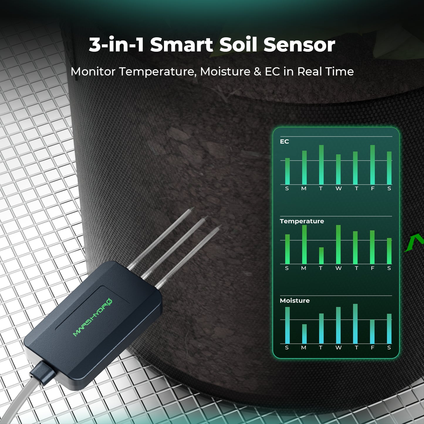 Mars Hydro Soil Bodensensor - Einzelaufnahme