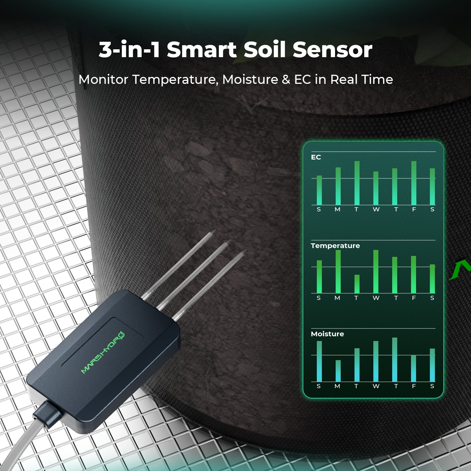 Mars Hydro Soil Bodensensor - Einzelaufnahme