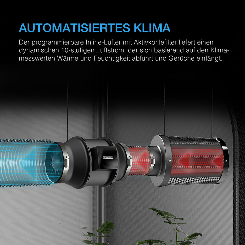 AC Infinity AI+ Grow Zelt-System 60x60x180cm - LED Detail