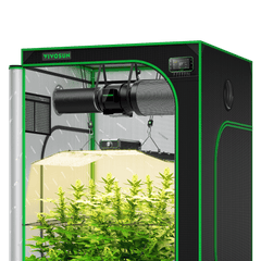 Vivosun Smart Grow System Komplettset 120x120x200cm 400W — Komplettansicht