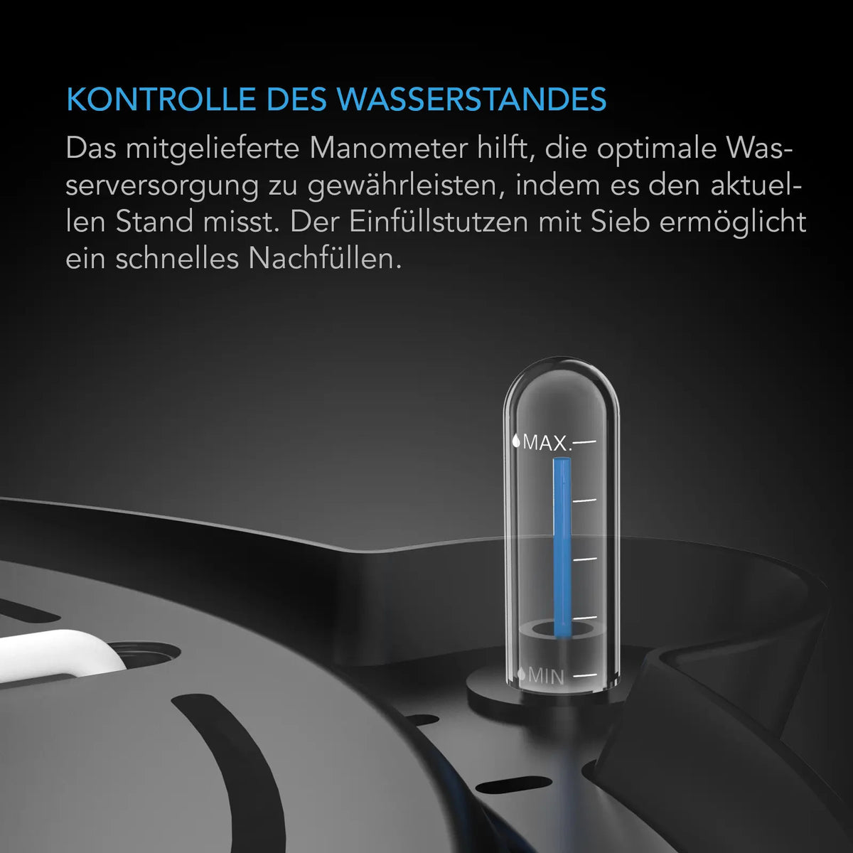 AC Infinity Bewässerungsbasis im 4er-Pack – Detail- oder Anwendungsansicht; zusätzliches Zubehör in Beispielen separat erhältlich