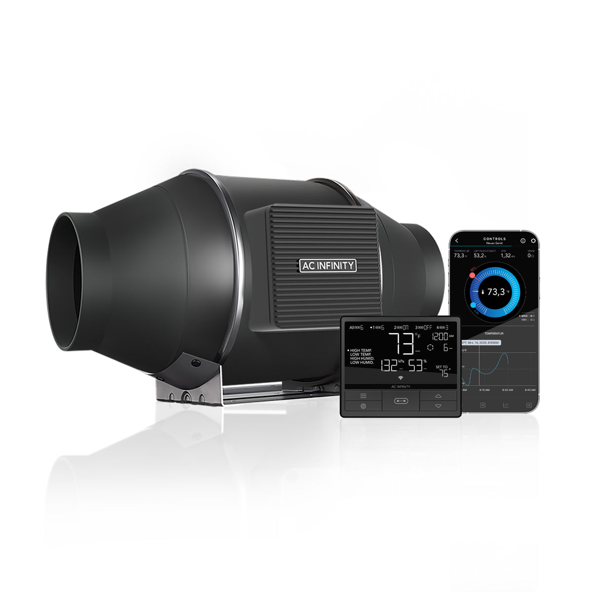 AC Infinity CLOUDLINE PRO T EC-Rohrventilator – Produktansicht