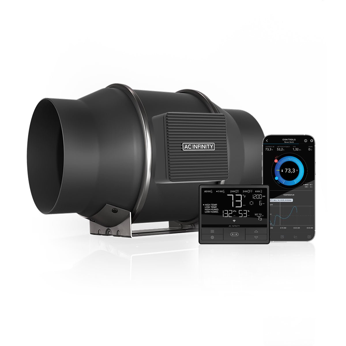 AC Infinity CLOUDLINE PRO T EC-Rohrventilator – Produktansicht