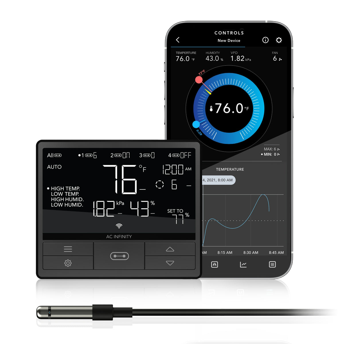 AC Infinity CONTROLLER 69 PRO Klimasteuerung – Produktansicht