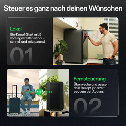 VIVOSUN VCure Smart Post-Harvest Box - Ansicht mit Erntegut