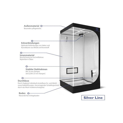 Diamondbox Silver Line Growbox