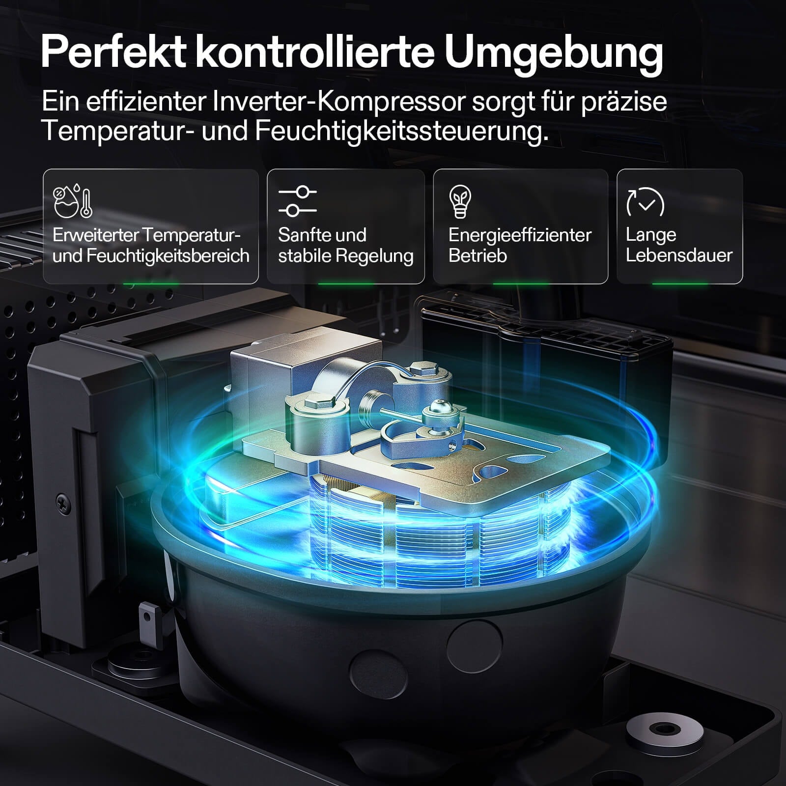VIVOSUN VCure Smart Post-Harvest Box - Detail Innenregal