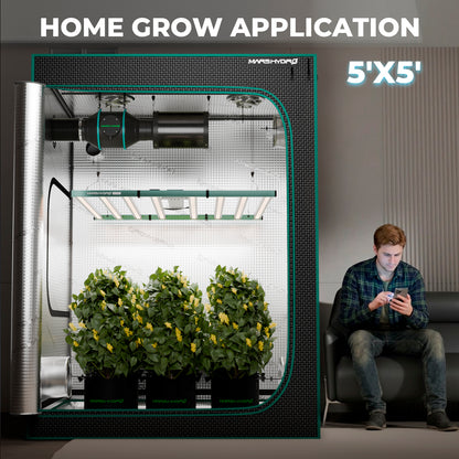 Mars Hydro FC 1000W LED Grow Lampe 150x150cm