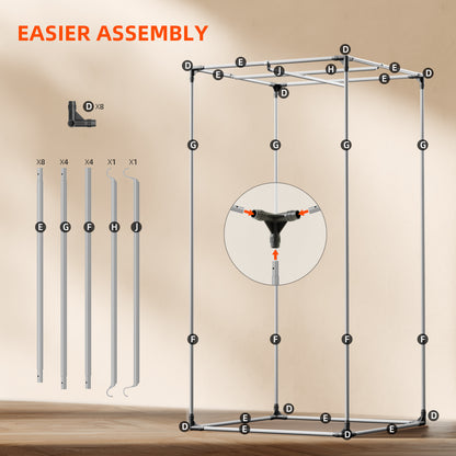 Spider Farmer Growbox Pro White 90x90x180cm – Originalbild 8; Ausstattung und Anwendungsbeispiele gemäß Beschreibung