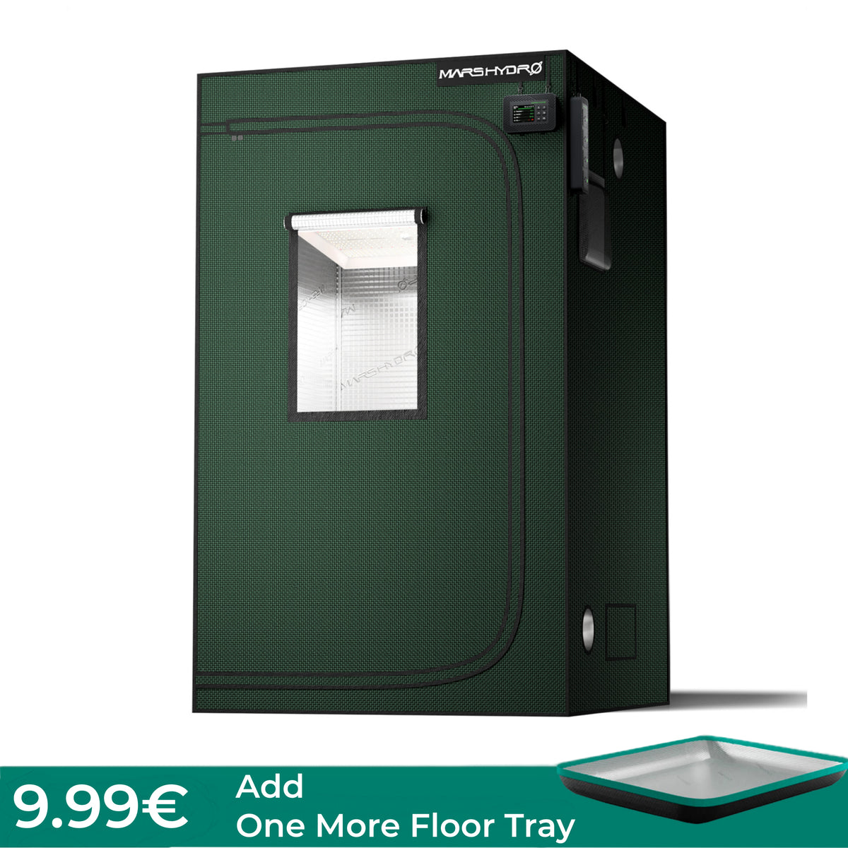 Mars Hydro Growbox Pro 120x120x200cm – Originalbild 2; Ausstattung und Anwendungsbeispiele gemäß Beschreibung