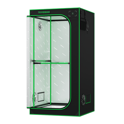 Vivosun Growbox Pro P336 Classic 90x90x180cm – Originalbild 9; Ausstattung und Anwendungsbeispiele gemäß Beschreibung