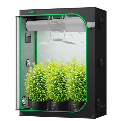 Vivosun Growbox S528 150x80x200cm – Originalbild 8; Ausstattung und Anwendungsbeispiele gemäß Beschreibung
