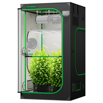 Vivosun Growbox Pro P346 100x100x180cm – Originalbild 9; Ausstattung und Anwendungsbeispiele gemäß Beschreibung
