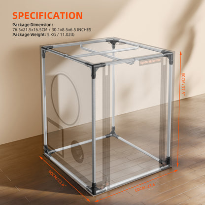 Spider Farmer Mini Growbox 60x60x80cm – Originalbild 7; Ausstattung und Anwendungsbeispiele gemäß Beschreibung