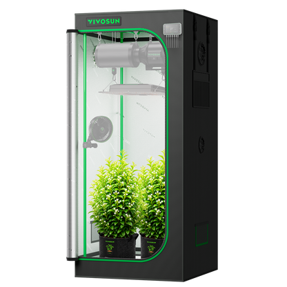 Vivosun Growbox Pro P236 70x70x160cm – Originalbild 8; Ausstattung und Anwendungsbeispiele gemäß Beschreibung