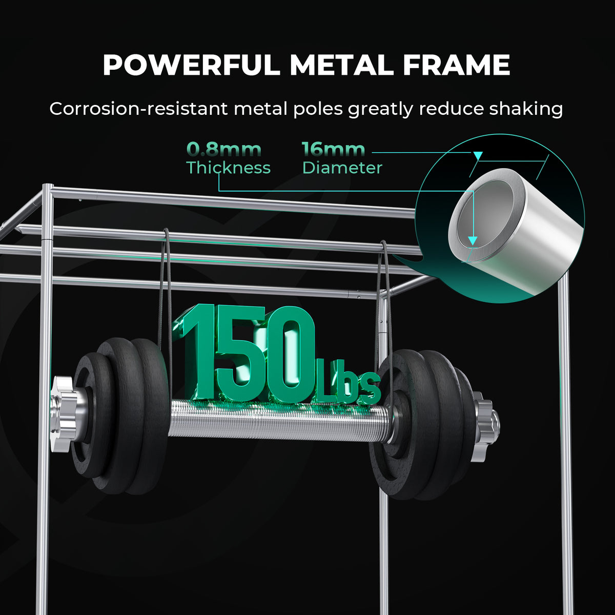 Mars Hydro Growbox Pro 120x120x200cm – Originalbild 7; Ausstattung und Anwendungsbeispiele gemäß Beschreibung