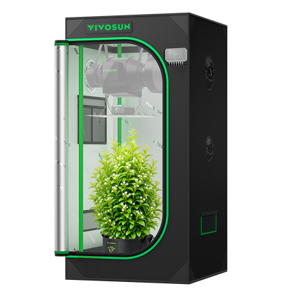 Vivosun Growbox S224 60x60x120cm – Originalbild 8; Ausstattung und Anwendungsbeispiele gemäß Beschreibung