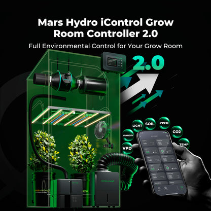 Mars Hydro FC-E3000 Smart Komplettset 100x100x180cm – Herstellerbild 6; Systembeispiele gemäß Lieferumfang